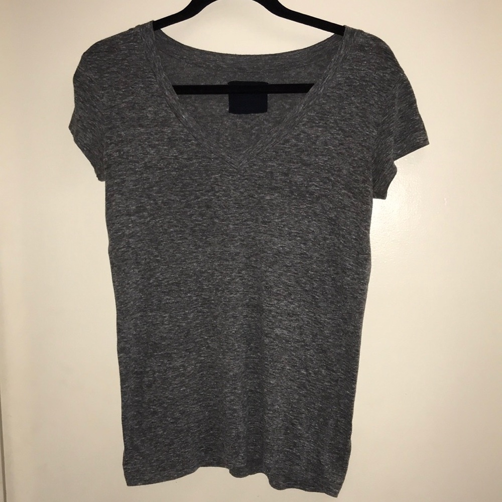 Cozy Grey V-neck